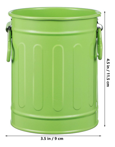 4 Soportes De Metal Para Lápices De Colores, Cubos De Metal