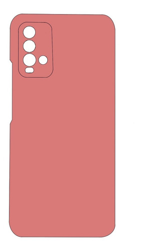 Estuche Silicone Forro Funda Para Xiaomi Redmi 9t + Vidrio