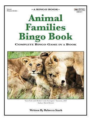 Libro Animal Families Bingo Book: Complete Bingo Game In ...