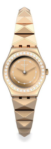 Reloj Swatch Lilibling Para Mujer Rosé Gold Ysg169g Ss