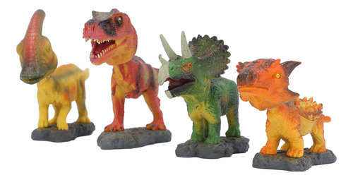 Juguetes De Dinosaurios Para Niños, 4 Unidades, Con Cabeza T