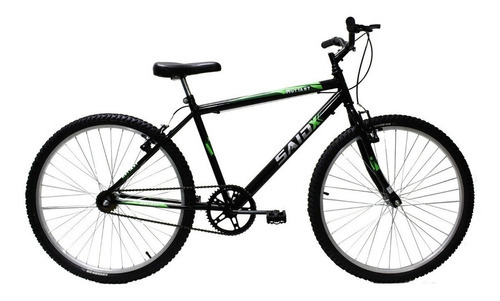 Bicicleta Aro 26 Masculina Mono Saidx Sem Marcha Cor Preto Tamanho do quadro Único