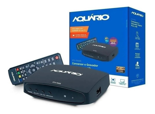 Conversor E Gravador Digital Tv Full Hd Usb Com Cabo Hdmi