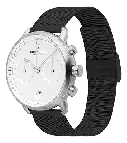 Nordgreen Pioneer - Reloj Cronógrafo Plateado Para Hombre