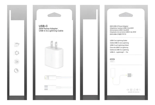 Cargador Para iPhone 15 Plus X Xr Pro Original Cubo Y Cable