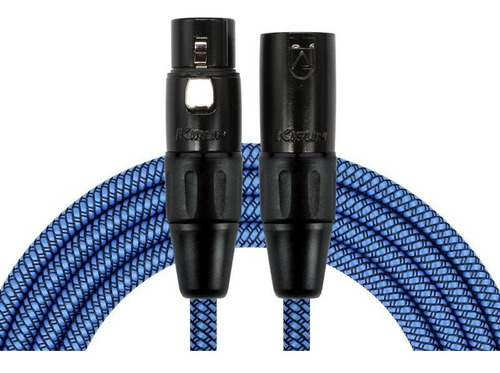 Cable XLR de 1  a 1  Kirlin MWC-270PB azul de 10m