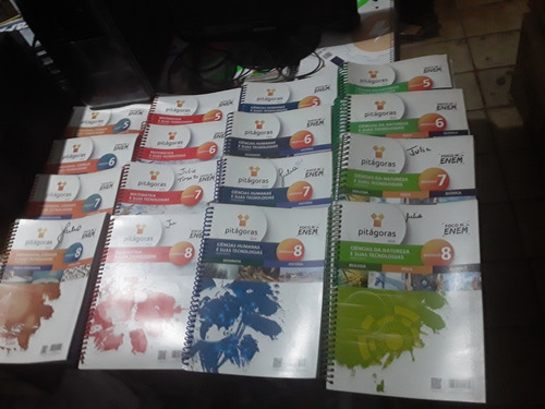Rede Pitágoras Foco No Enem Módulos 5,6,7 E 8 - 16 Volumes (Usado)