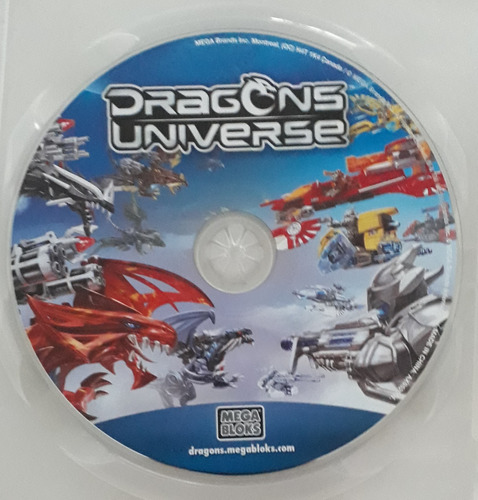 Disco Megabloks Dragons Universe Pc Game Cd-rom 