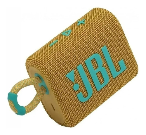 Imagen 1 de 5 de Parlante JBL Go 3 portátil con bluetooth waterproof  yellow