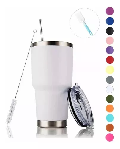 Vaso Termo Acero Inoxidable P/ Cafe 20oz Térmico Tapa Ce-t01 Color Azul VASO  20oz