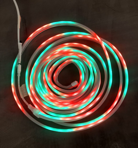 Luz Neón Decorativa Led 5m Tramos De Diferente Color Int/ext Luz Rgb