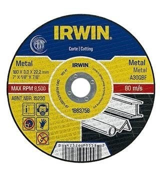 Disco De Corte Alumínio Irwin 180x2.0x22.2 1863784
