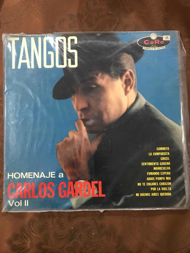 Acetato, Vinilo Tangos. Homenaje A Carlos Gardel.