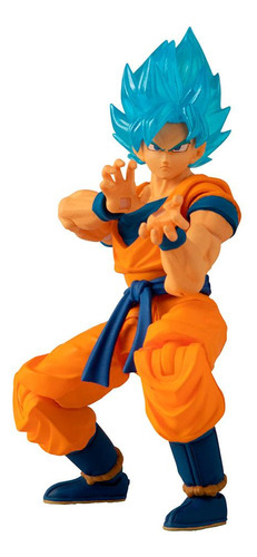 Boneco Dragon Ball Evolve Ss Blue Goku - Fun Divirta-se