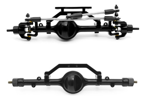 Nuevos Ejes Delantero Y Trasero Cnc Metal D90 Para 1/10 Rc