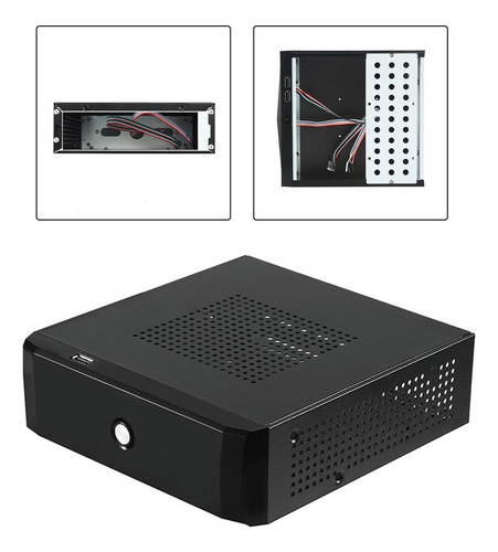 Mini Itx Case Iron Con Orificio Para Radiador Chasis De Host