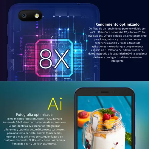 Alcatel 1v 2gb 16 Gb Dual Sim 4g Celular Smartphone Octacore