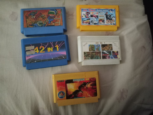 Cartuchos Family Game X 5 (usados) (Usado)