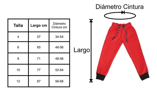 Talla de pantalon para niño de 6 años hotsell