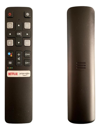 Control Remoto Rc802v Compatible Con Tcl Smart Tv Negro