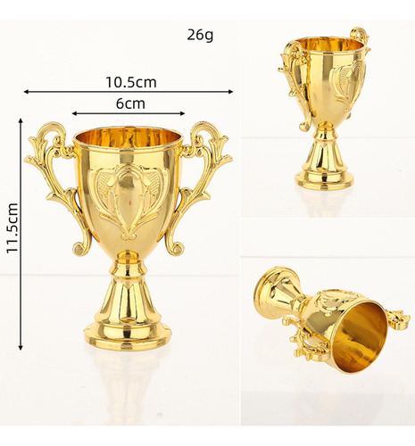 G Para 12x Mini Botes De Almacenamiento De Trofeos De