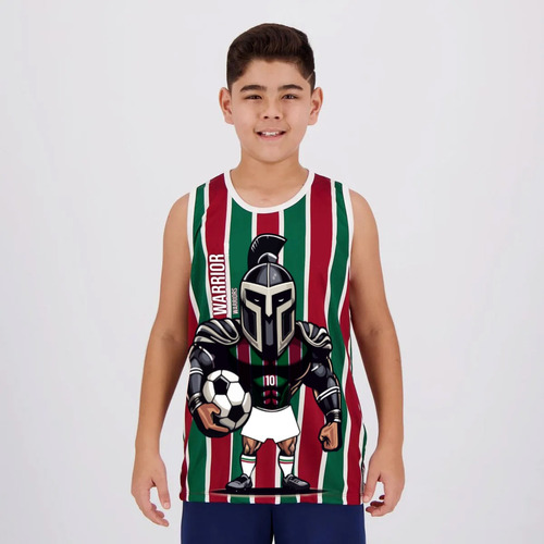 Regata Camiseta Infantil Fluminense
