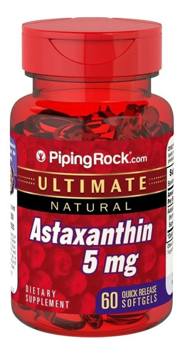 Astaxantina 5mg Astaxanthin - Unidad a $2000