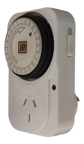 Imagen 1 de 6 de Timer Mecánico Analogico Programable Enchuflable 10amp 1660