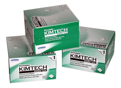 Imagem 2 de 2 de Lenços Kimwipes P/limpeza De Ópticos Lote 12cx De 280fl.cada