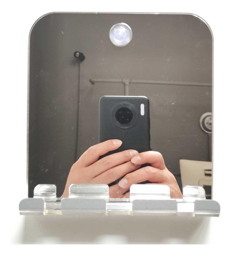 Espejo De Afeitar Portátil Irrompible Para Ducha