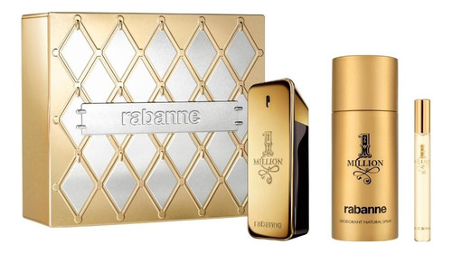 Perfume Hombre Rabanne One Million Edt 100ml Set