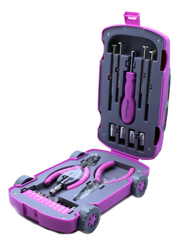 Carrito De Herramientas Pink Edition Blue Force Bf623 22 Pz