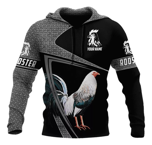 Sudadera Con Capucha T336 Con Estampado De Gallo