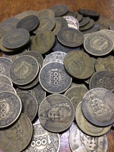 Lote 100 Moedas 1000 Réis 1939 Para Alianças