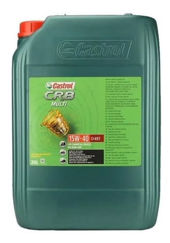 Imagen 1 de 2 de Castrol Crb Multi 15w40 (mineral) X 20 Lts Promocion - Tyt