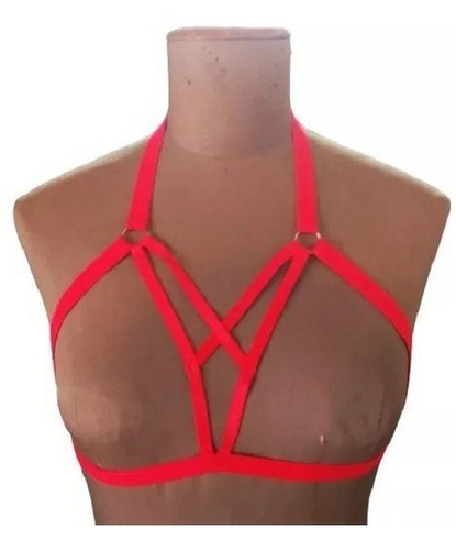 Arnés Busto Pecho Superior Bra Elastico Lenceria Sexy