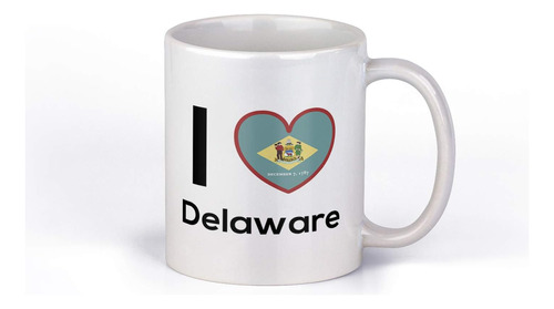Amo Delaware Taza De Br Agrega Estilo A Su Móvil! Copa Del