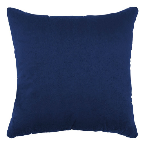Set 3 Cojines Decorativos Rellenos Cierre 45cm Sala, Cama Azul Marino Diferentes Diseños