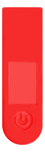 Funda Silicona Panel Display Para Monopatin Xiaomi 4 Pro Rojo