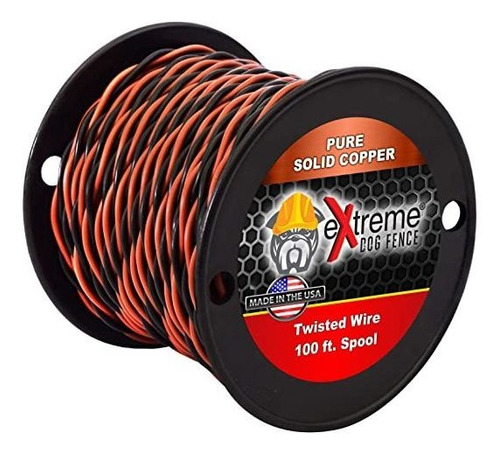 Perro Extrema Valla Calibre 16 Transmisor Wire - Pre-trenzad