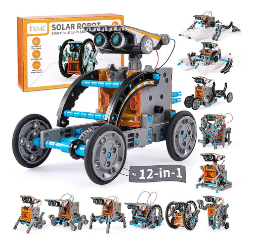 Temi Stem Kit De Robot Solar Para Niños, Juguetes De Experim