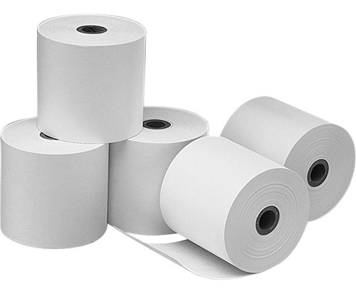 Imagen 2 de 6 de Caja X 50u Rollo De Papel Térmico Ticket 80 Mm X 50 Mts 55gr