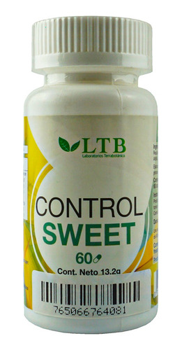 Controlsweet 60 Cápsulas Controla Los Niveles De Azúcar 