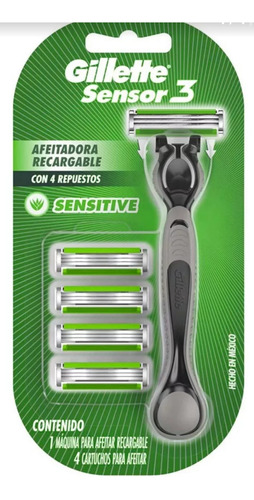 Máquina De Afeitar Gillette Sensor 3 