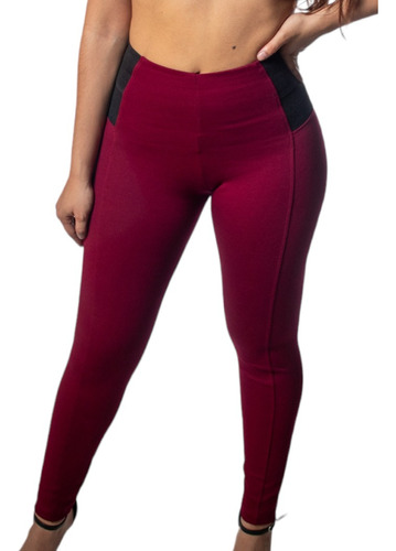 Leggins Mujer Tiro Alto Moda Casual Vestir Mayones Dama 