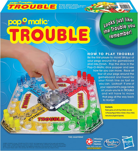 Juego De Mesa Winning Moves Games Popomatic Trouble