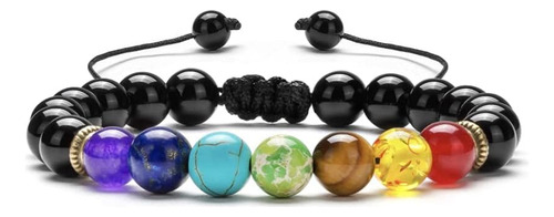 Evols Piedras De Ágata Hombres Y Mujeres Pulsera De Cristal 