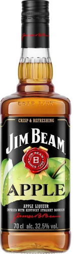 Whisky Bourbon Jim Beam Apple Jim Beam Apple Bourbon Estados Unidos botella 700 mL
