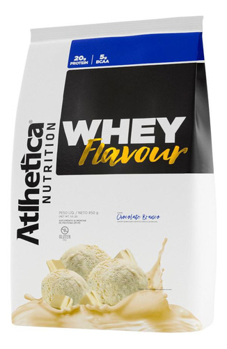 Whey Flavour Chocolate Branco 850g - Atlhetica Nutrition