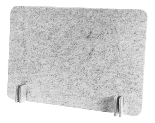 Divisória De Mesa Acústica À 40cmx50cm Cinza Prateado